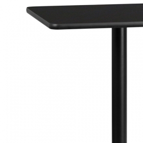 30SQ Black Table-22x22 X-Base