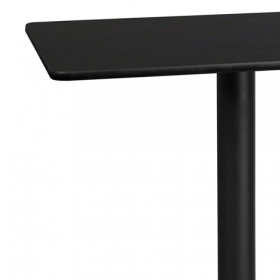 30x42 Black Table-24RD Base