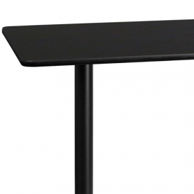 30x60 Black Table-22x22 X-Base