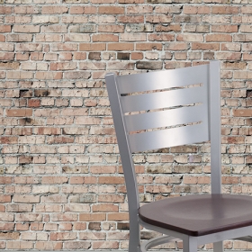 Silver Slat Chair-Wal Seat