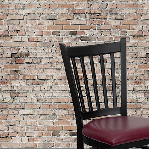 Black Vert Chair-Burg Seat