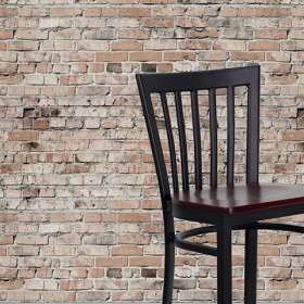 Black School Stool-Mah Seat