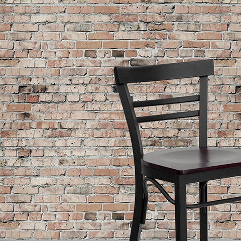 Black Ladder Stool-Mah Seat