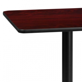 24SQ MA Laminate Table-X-Base