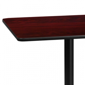 36SQ MA Laminate Table-X-Base