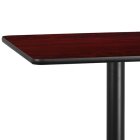 42SQ MA Laminate Table-X-Base