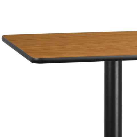 42SQ NA Laminate Table-X-Base