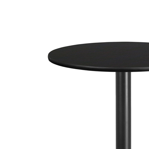 24RD Black Table-22x22 X-Base