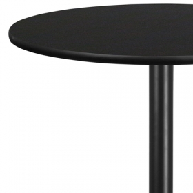 42RD Black Table-33x33 X-Base