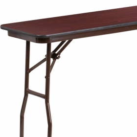 18x60 Mahogany Training Table