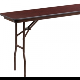 18x72 Mahogany Training Table