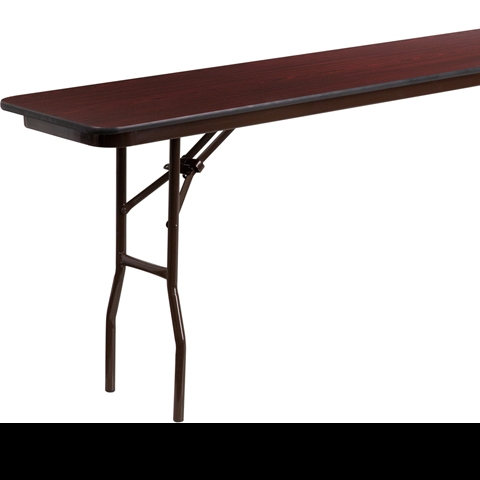 18x96 Mahogany Training Table