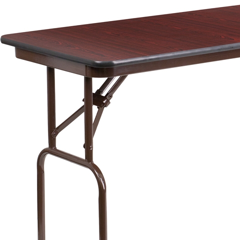 24x48 Mahogany Wood Fold Table