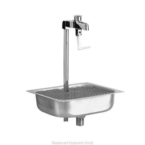 Fisher 1400 Glass Filler Station with Drain Pan (Magnified)
