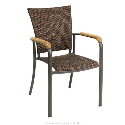 Florida Seating AL-5605 Chair, Armchair, Stacking, Outdoor