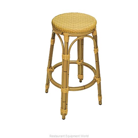 Florida Seating BAL-608 BB BAMBOO/NAT Bar Stool, Outdoor