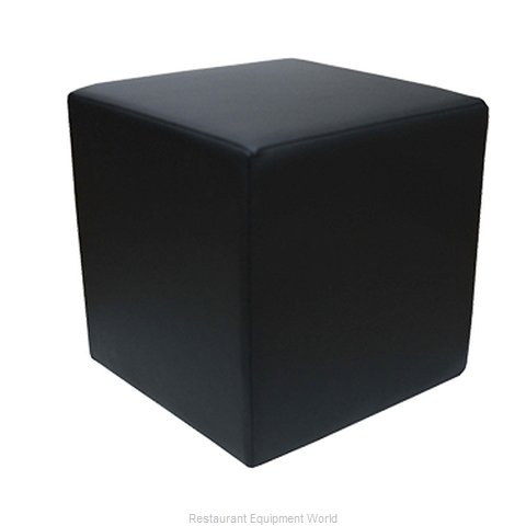 Florida Seating CUBE SIDE TABLE-BLACK Sofa Seating Low Table, Indoor