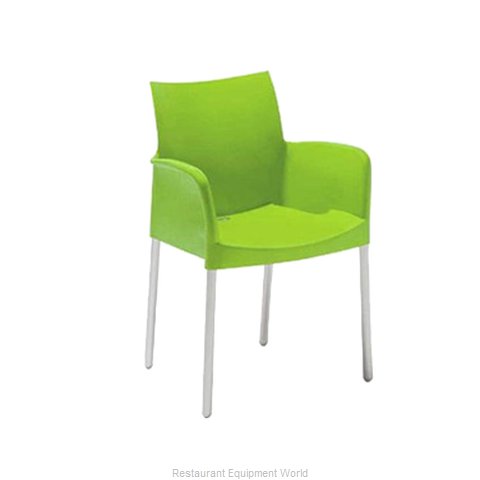 Florida Seating ICE-A/LEAF Chair, Armchair, Stacking, Outdoor