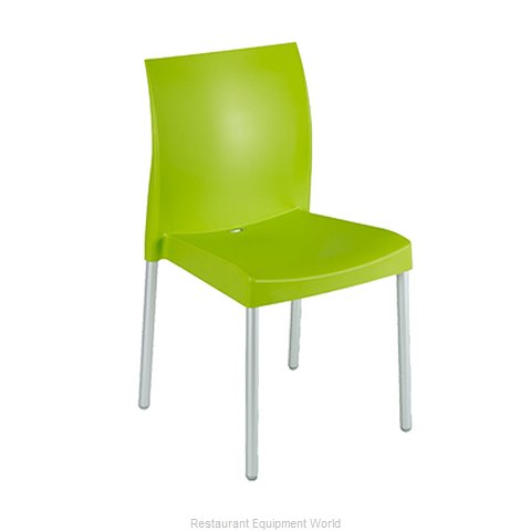 Florida Seating ICE-S/LEAF Chair, Side, Stacking, Outdoor
