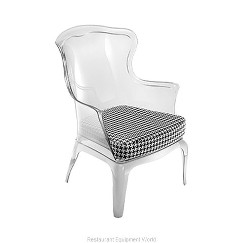 Florida Seating PASHA-CLEAR Chair, Armchair, Outdoor