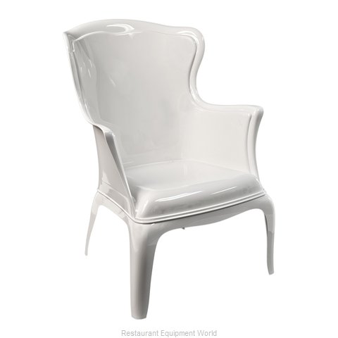 Florida Seating PASHA-WHITE Chair, Armchair, Outdoor
