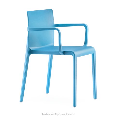Florida Seating VOLT-A / BLUE Chair, Armchair, Stacking, Outdoor