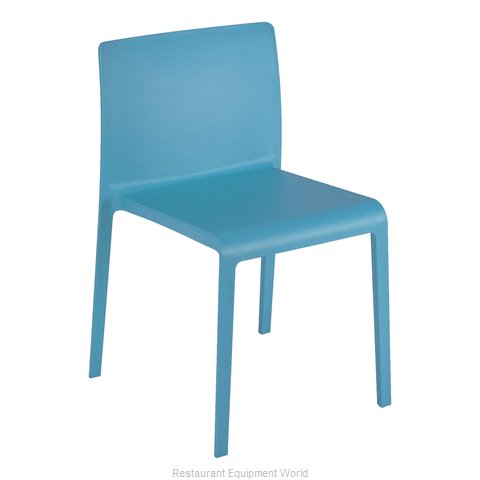 Florida Seating VOLT-S / BLUE Chair, Side, Stacking, Outdoor