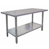 Mesa de Trabajo, 61cm (24 pulgadas)
 <br><span class=fgrey12>(Omcan 17577 Work Table,  24