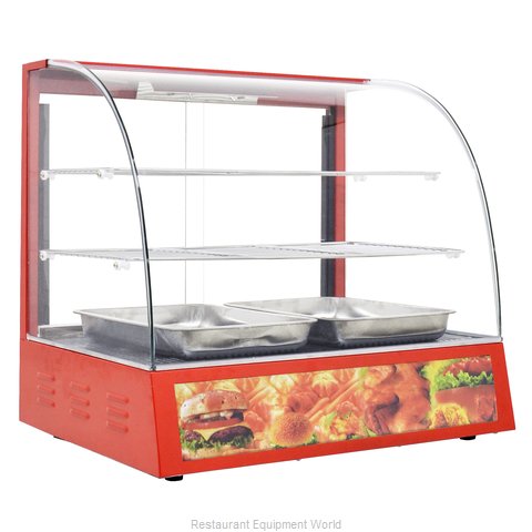 Omcan 21479 Display Case, Heated Deli, Countertop