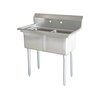 Fregadero, (2) Dos Tarjas/Compartimientos <br><span class=fgrey12>(Food Machinery of America 22119 Sink, (2) Two Compartment)</span>