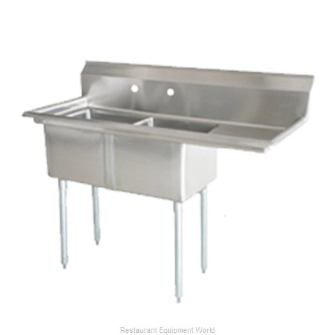 Omcan 25251 Sink, (2) Two Compartment