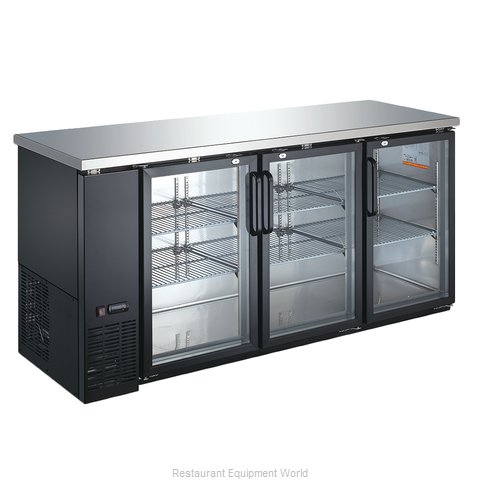 Omcan 31863 Back Bar Cabinet, Refrigerated