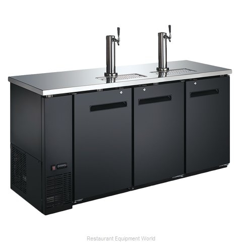 Omcan 38010 Back Bar Cabinet, Refrigerated