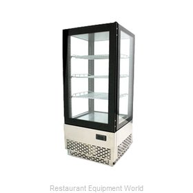 Omcan 39551 Display Case, Refrigerated, Countertop