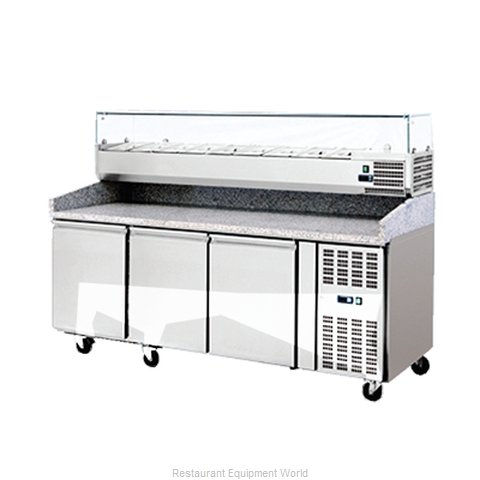 Omcan 41145 Pizza Prep Table Refrigerated
