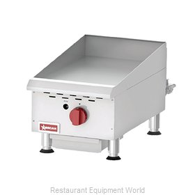 Food Machinery of America 43016 Griddle, Gas, Countertop