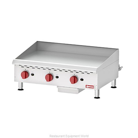 Omcan 43018 Griddle, Gas, Countertop