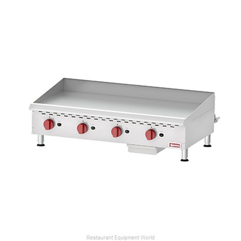 Omcan 43019 Griddle, Gas, Countertop