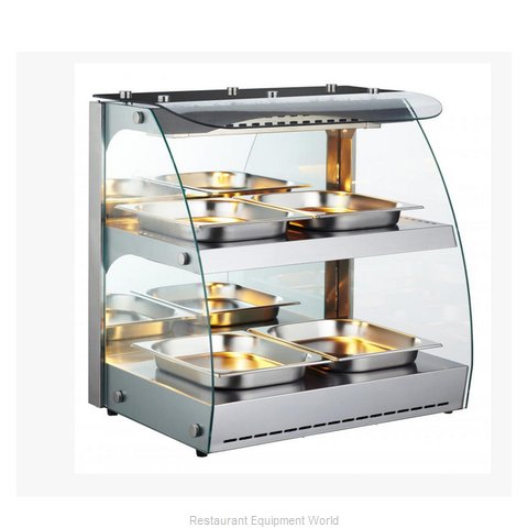Omcan 43121 Display Case, Hot Food, Countertop