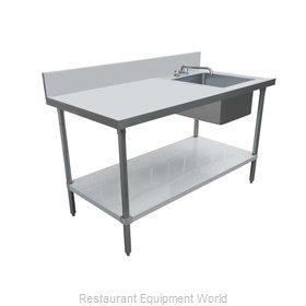 Food Machinery of America 43238 Work Table, with Prep Sink(s)