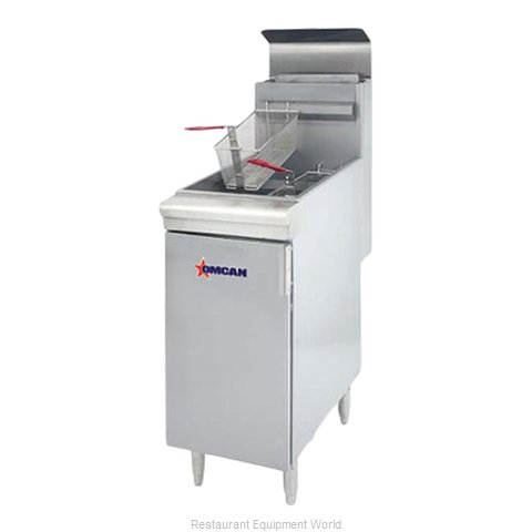 Omcan 43422 Fryer, Gas, Floor Model, Full Pot