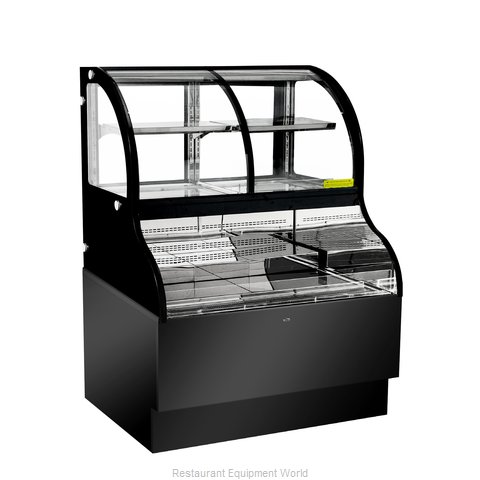 Omcan 43550 Display Case, Refrigerated, Dual Serve