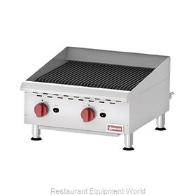 Omcan 43727 Charbroiler, Gas, Countertop