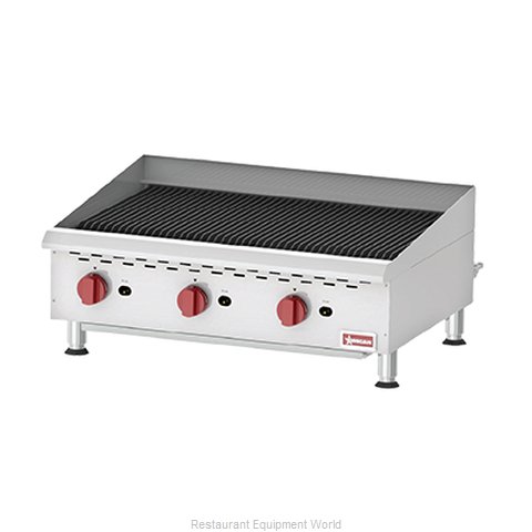 Omcan 43728 Charbroiler, Gas, Countertop