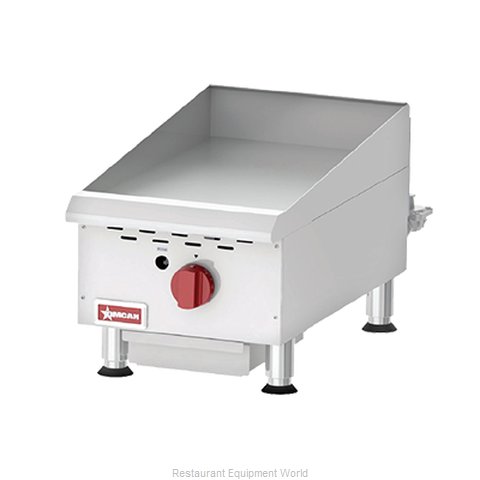 Food Machinery of America 43737 Griddle, Gas, Countertop