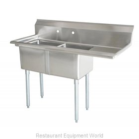 Omcan 43792 Sink, (2) Two Compartment