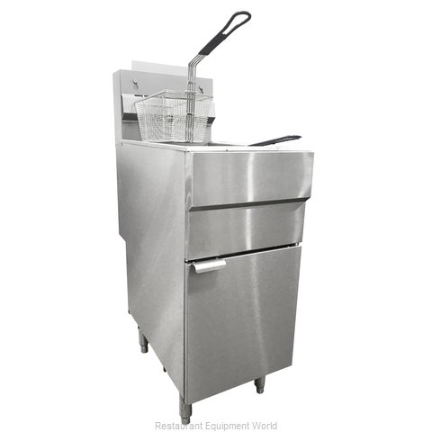 Omcan 44225 Fryer, Gas, Floor Model, Full Pot