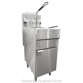 Omcan 44225 Fryer, Gas, Floor Model, Full Pot