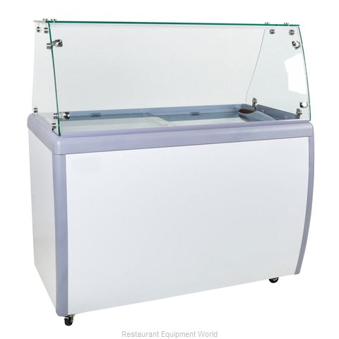 Omcan 44588 Display Case, Dipping, Gelato/Ice Cream