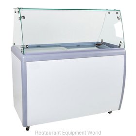 Food Machinery of America 44588 Display Case, Dipping, Gelato/Ice Cream
